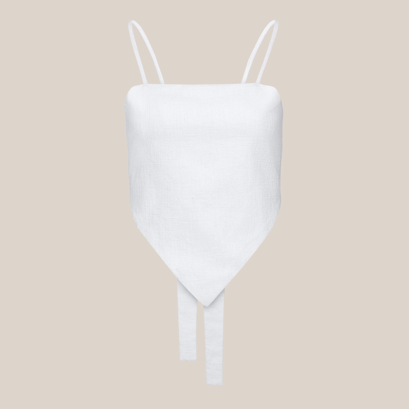 Gotstyle Fashion - Hilary MacMillan Tops Linen Canvas Handkerchief Top - White