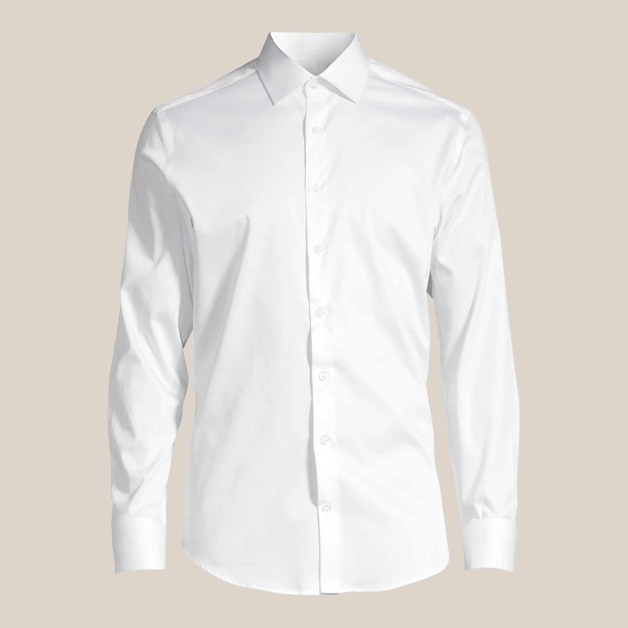 Horst Slim Fit Cotton Stretch Dress Shirt White Horst Slim Fit Cotton Stretch Dress Shirt White