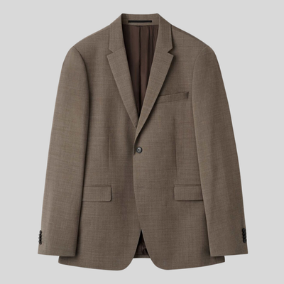 Gotstyle Fashion - Tiger Of Sweden Suits Plain Weave Wool Blend Suit - Olive