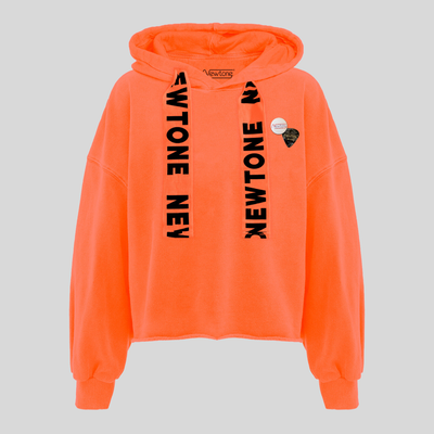 Gotstyle Fashion - Newtone Sweatshirts Soft Washed Crop Hoodie - Orange