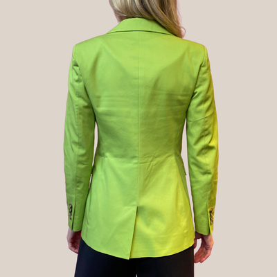 Gotstyle Fashion - Normeet Blazers Peak Lapel 1-Button Blazer - Lime