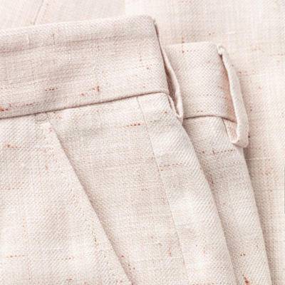 Gotstyle Fashion - Strellson Suits Mottled Linen Blend Suit Pants - Off-White