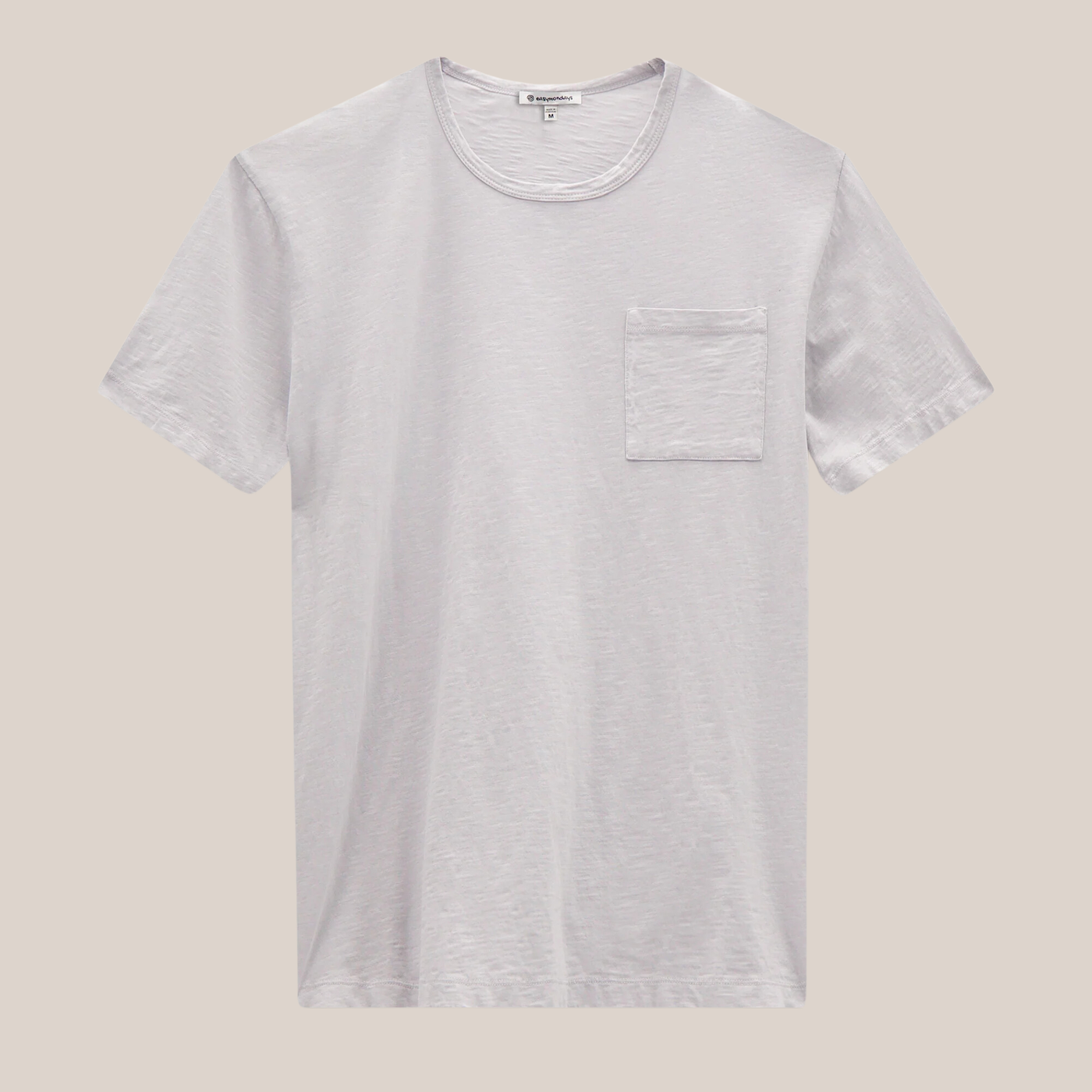 Gotstyle Fashion - Easy Mondays T-Shirts Crew Neck Slub Pocket Tee - Off-White