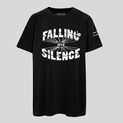 Gotstyle Fashion - Newtone T-Shirts Falling Into Silence Crew Tee - Black