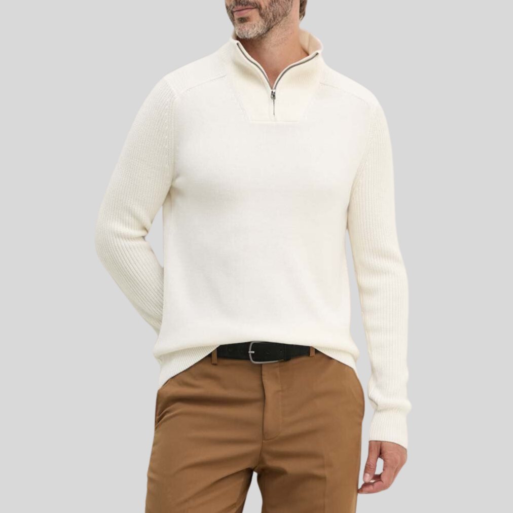 Mock neck quarter zip best sale