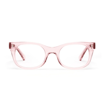 Gotstyle Fashion - Caddis Eyewear Bixby Thick Frame Reading Glasses - Polished Clear Pink