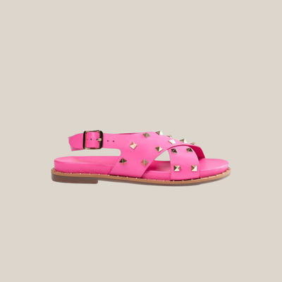 Gotstyle Fashion - Sofie Schnoor Shoes Studded Low Strap Sandal - Pink