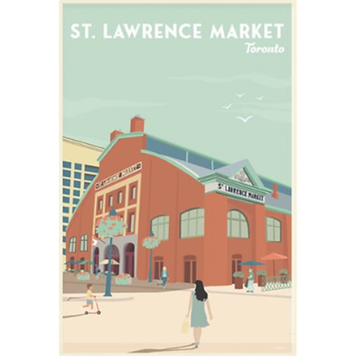 Gotstyle Fashion - TripPoster Gifts 5 x 7in Poster - St. Lawrence Market