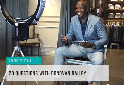 20 Questions with Donovan Bailey