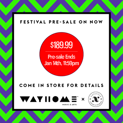 Exclusive Pre-Sale Tickets To WAYHOME Music Festival