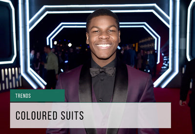 Coloured Suits Rock: John Boyega Wears Purple Three Piece To Star Wars Premiere