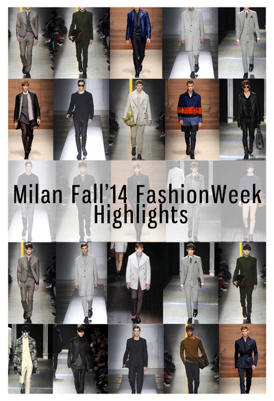 Men's Fashion Week: Milan Fall 2014 Highlights