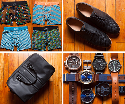 New Arrivals Spring/Summer 2015: Men's Accessories From Nixon, Ted Baker, Krane, Saxx, John Varvatos, Hudson Shoes, Sully Wong, Duchamp and Happy Socks