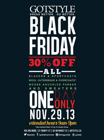 Black Friday Blowout Sale!