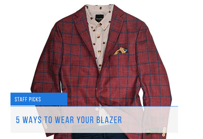 Staff Picks: Favourite Mens Blazer Outfits