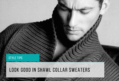 How to Wear Shawl Collar Sweaters