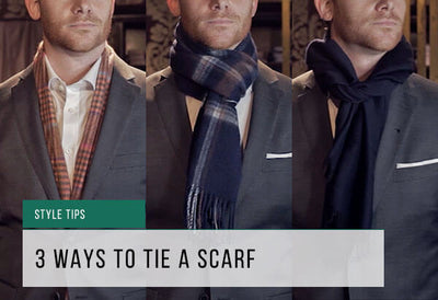 3 Manly Ways to Wear a Scarf