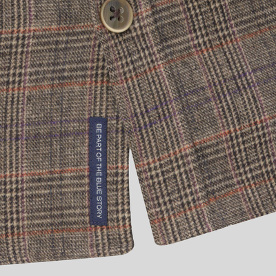 Gotstyle Fashion - Blue Industry Jackets Plaid Checks Flannel Work Shirt - Brown