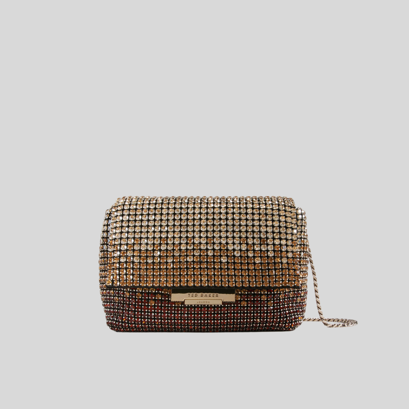 Gotstyle Fashion - Ted Baker Bags Crystal Embellished Mini Cross Body Bag - Brown