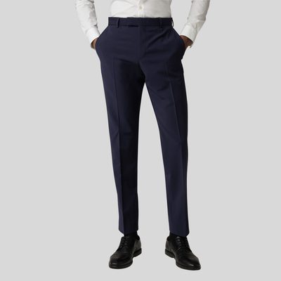Gotstyle Fashion - Strellson Suits Wool Stretch Blend Slim Fit Dress Pant - Navy