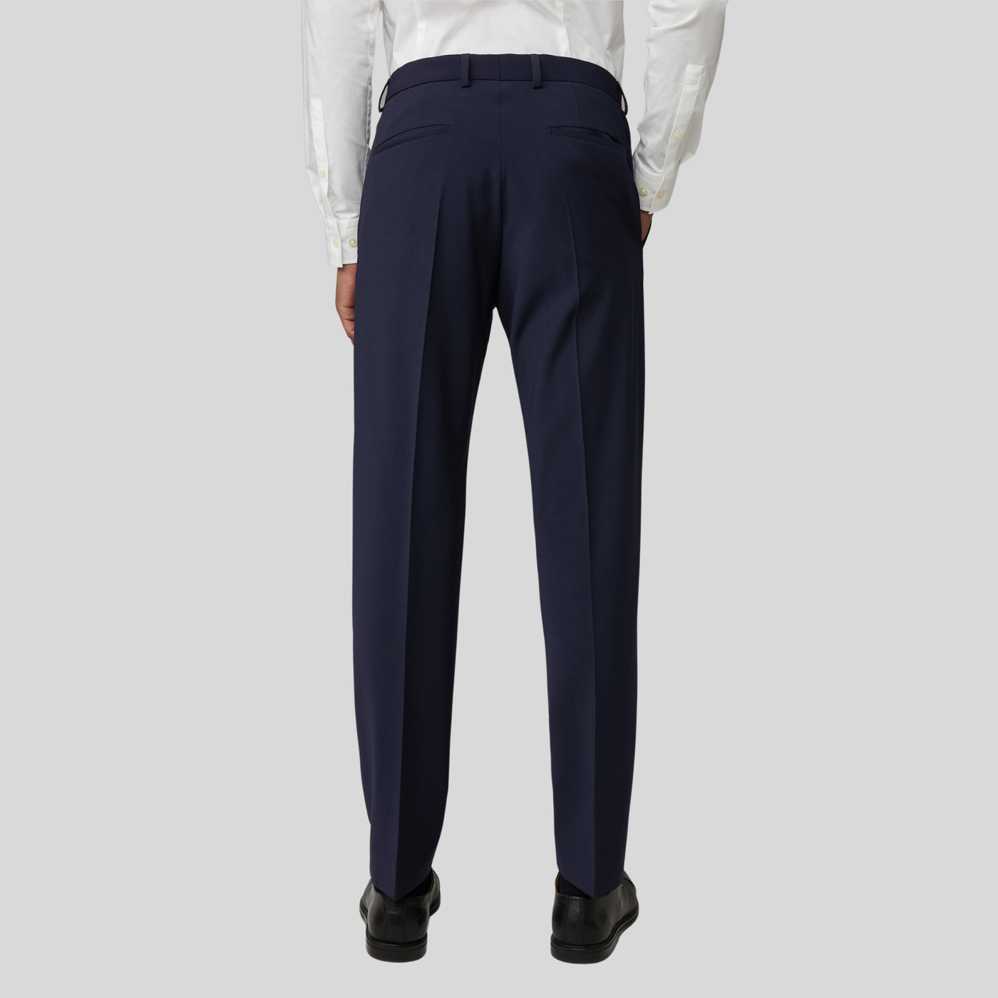 Gotstyle Fashion - Strellson Suits Wool Stretch Blend Slim Fit Dress Pant - Navy