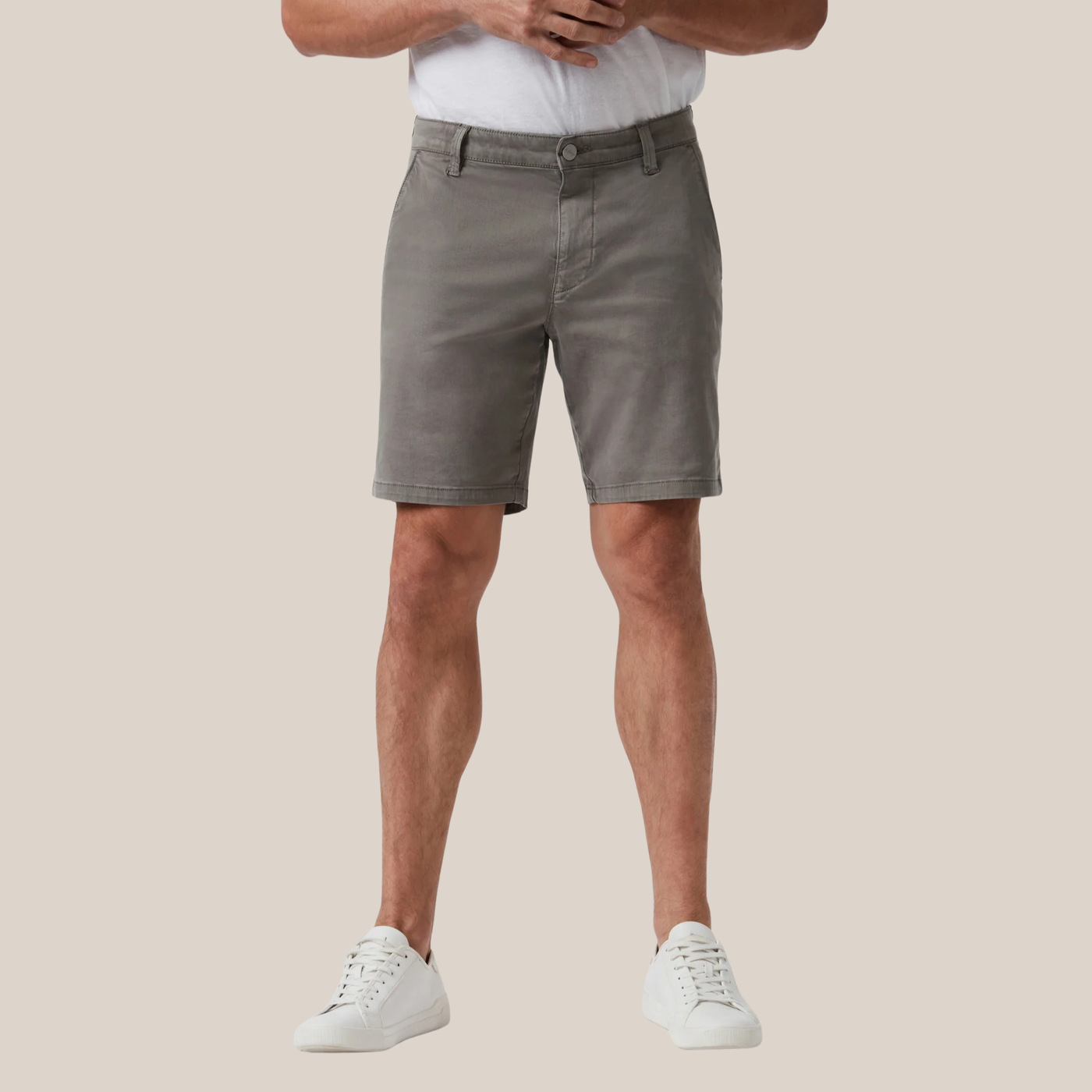 Chino Slim Shorts - Grey