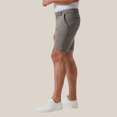 Chino Slim Shorts - Grey