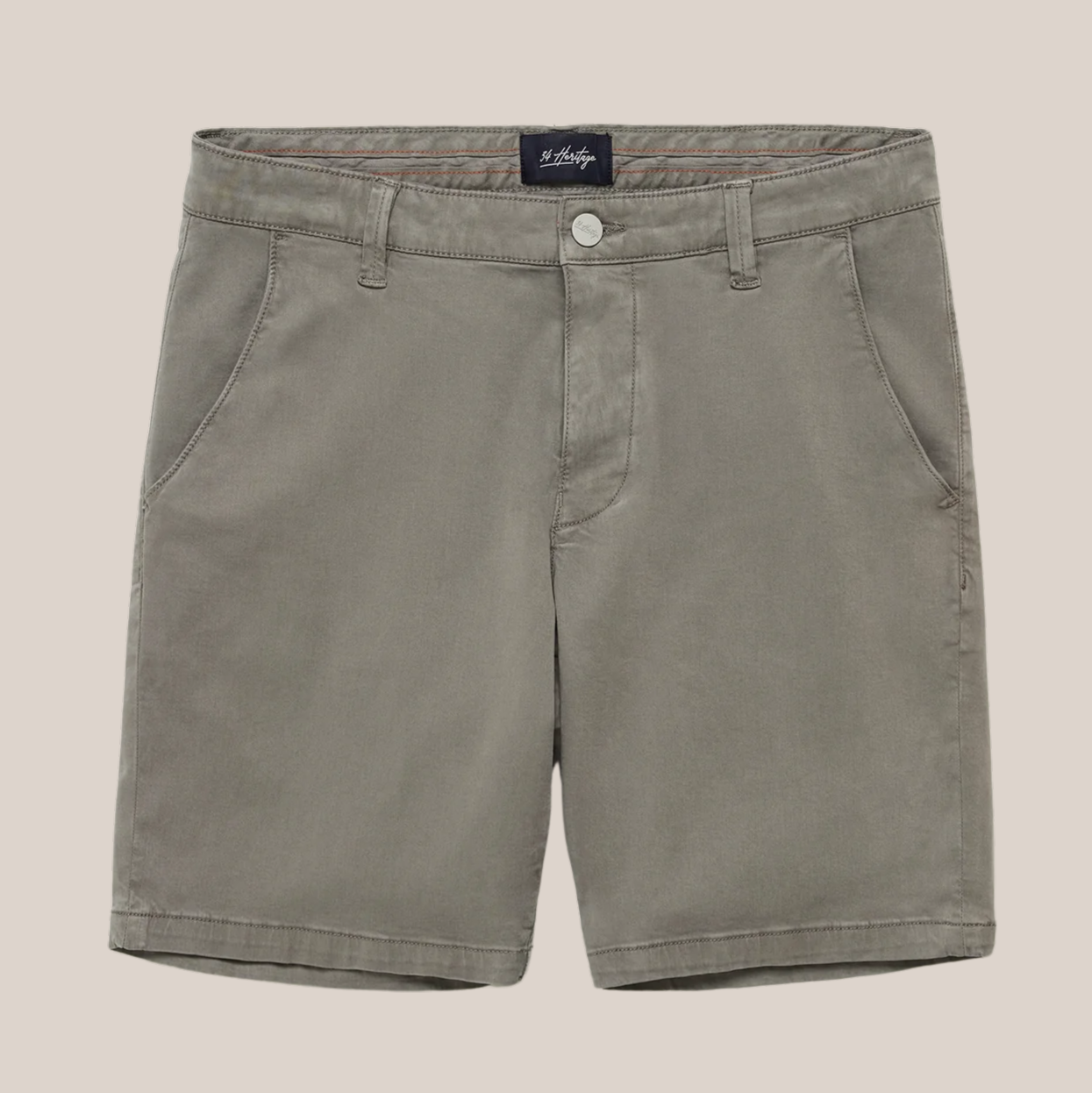 Chino Slim Shorts - Grey