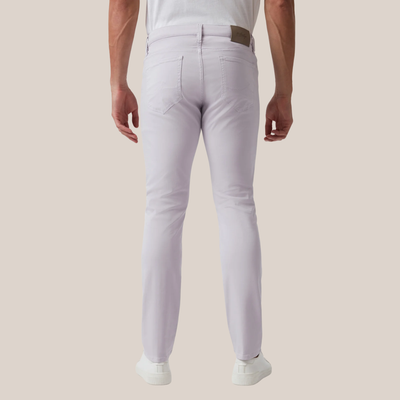 Tapered Mid Rise Chinos - Lilac