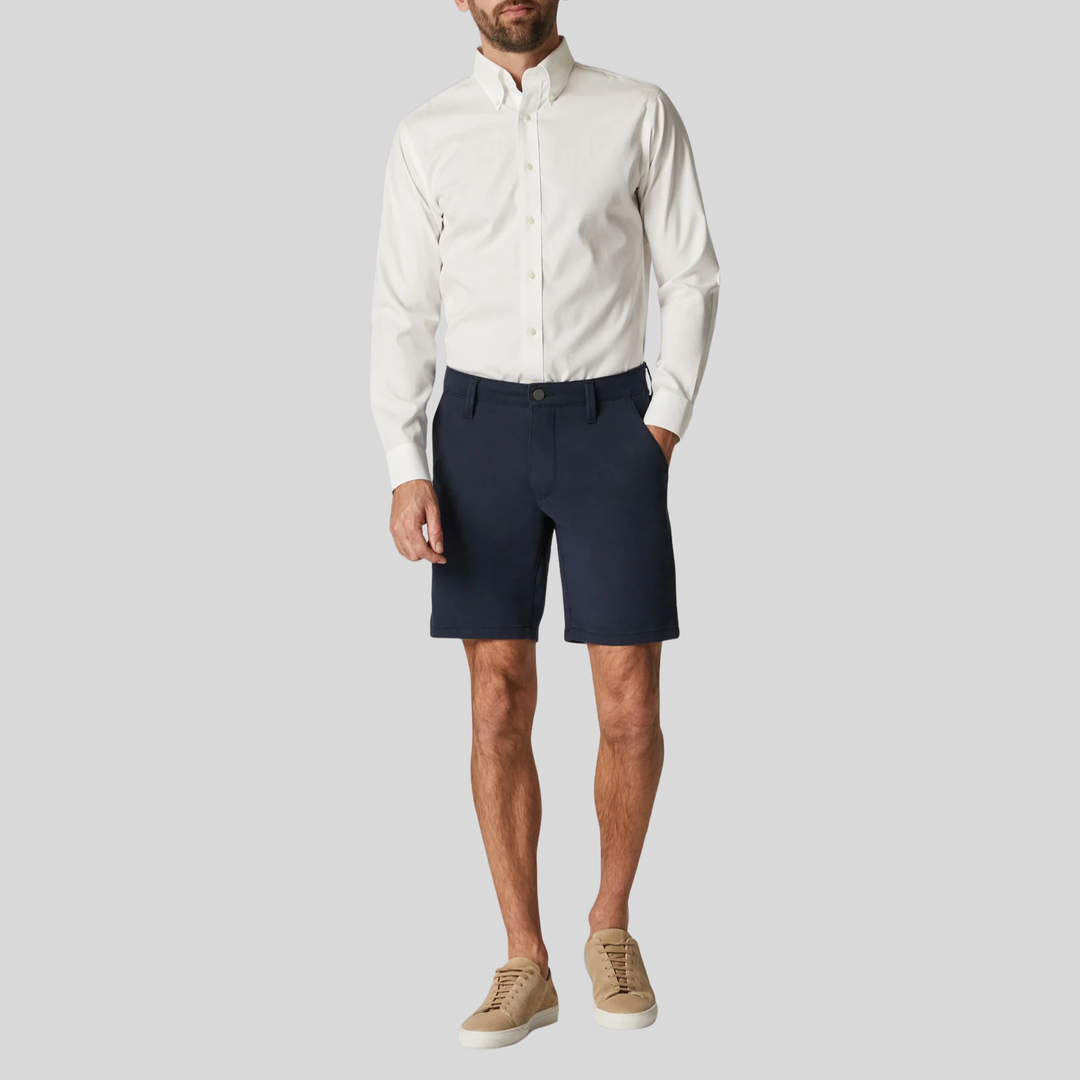 34 Heritage Mid Rise Slim Fit Chino Shorts Navy 34 Heritage Mid Rise Slim Fit Chino Shorts Navy