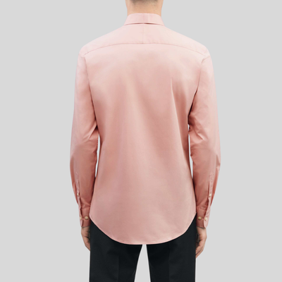 Gotstyle Fashion - Tiger Of Sweden Collar Shirts Twill Stretch Cotton Blend Shirt - Light Rose