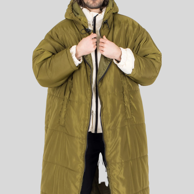 Gotstyle Fashion - Sittingsuits Jackets Extra Layer Hooded Jacket - Olive