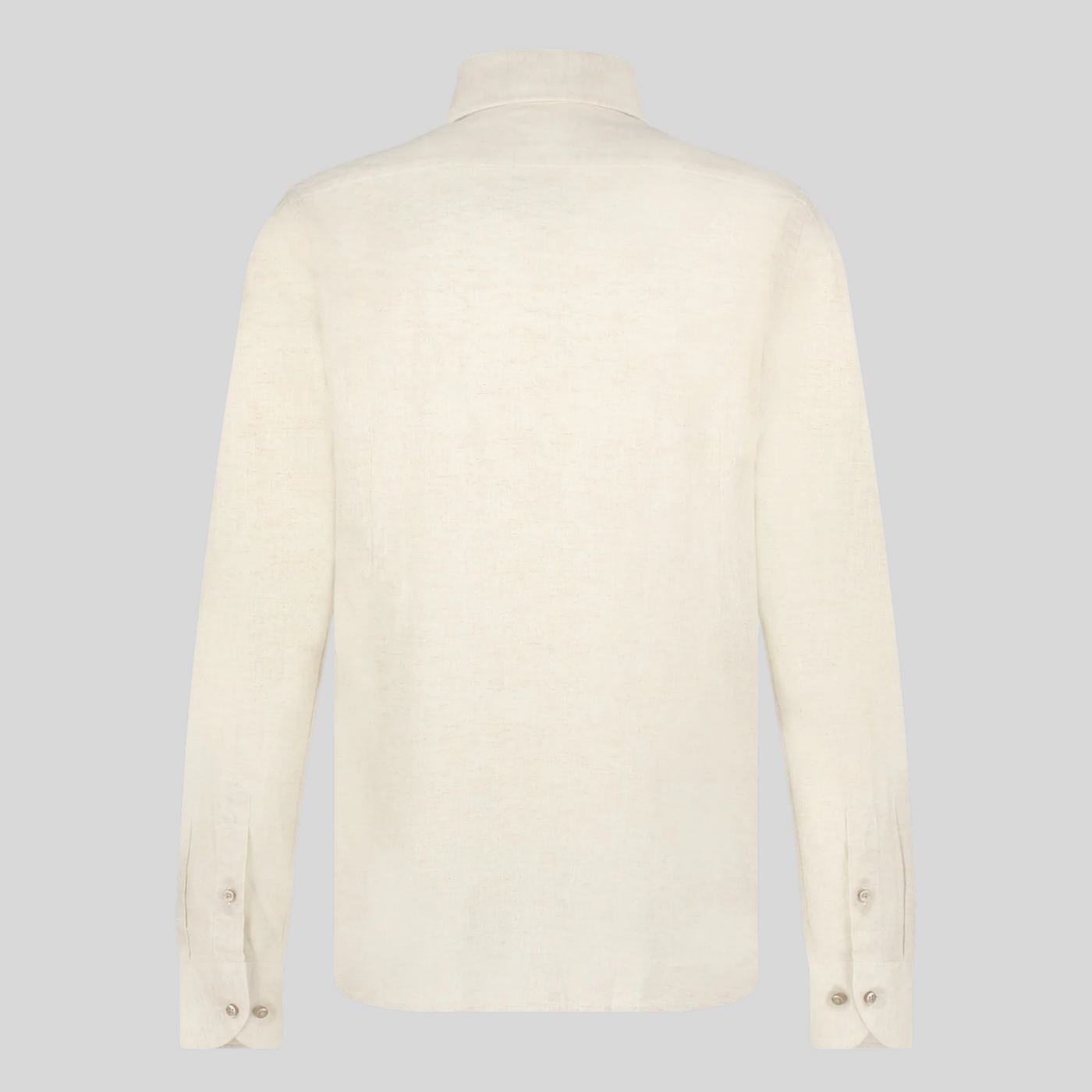 Gotstyle Fashion Blue Industry Melange Linen / Cotton Shirt - Sand