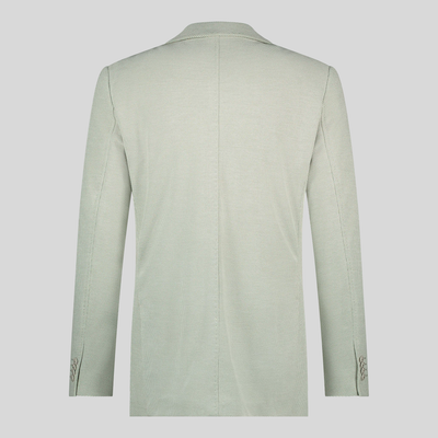 Gotstyle Fashion Blue Industry Honeycomb Patch Pocket Jersey Blazer - Army