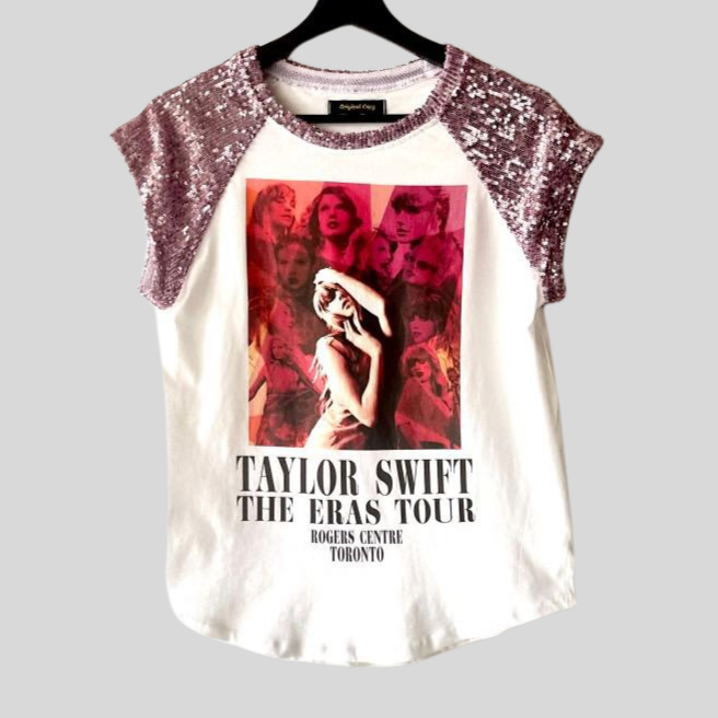 Taylor Swift - The Eras Tour Rogers Centre Sequin Sleeves Tee