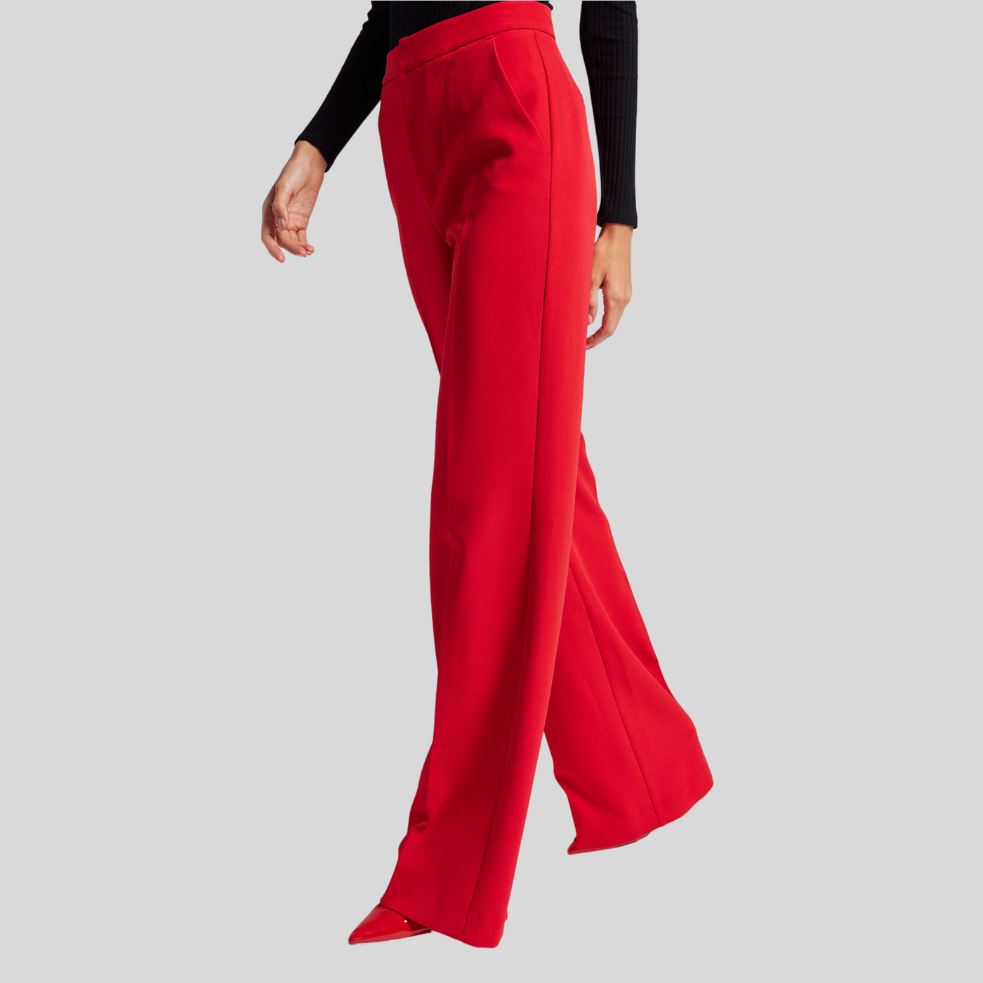 Gotstyle Fashion - Generation Love Pants Flared Crepe Pants - Red