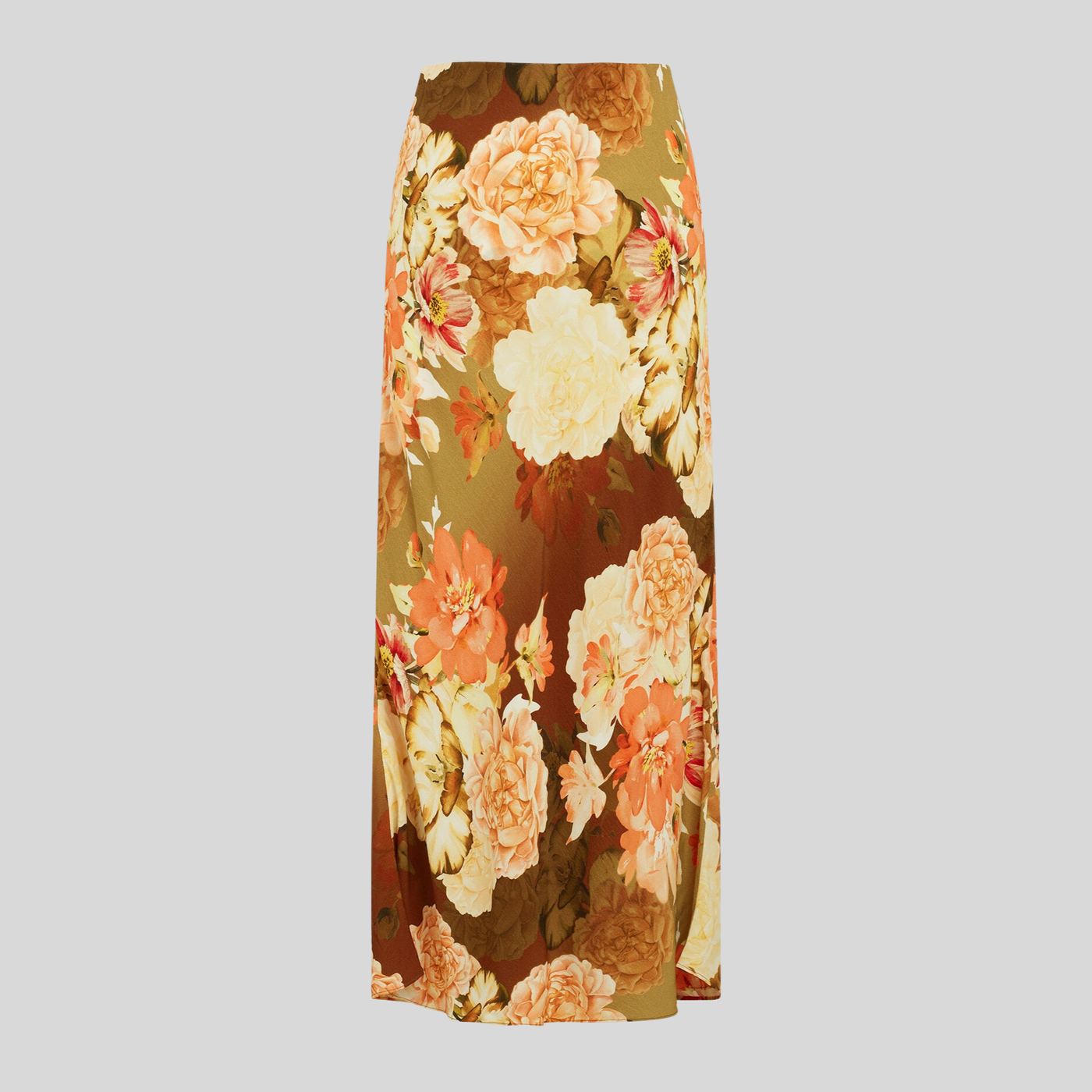 Gotstyle Fashion - Favorite Daughter Skirts Floral Print Bias Cut Crepe Midi Skirt - Multi