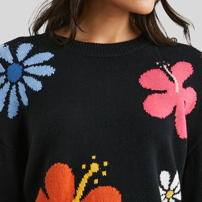 Gotstyle Fashion - Rails Sweaters Floral Design Crew Sweater - Multi