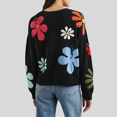 Gotstyle Fashion - Rails Sweaters Floral Design Crew Sweater - Multi