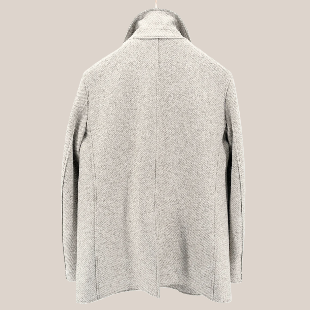Merino Wool / Neoprene Peacoat - Grey