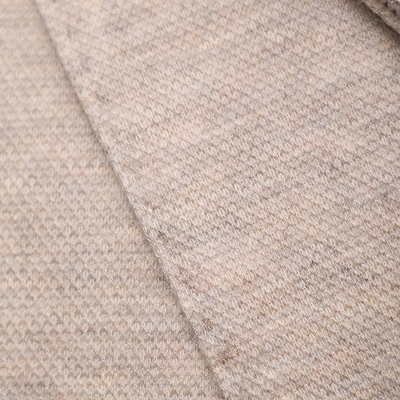 Knit Jersey Blazer Removable Hoodie Inlay - Oat