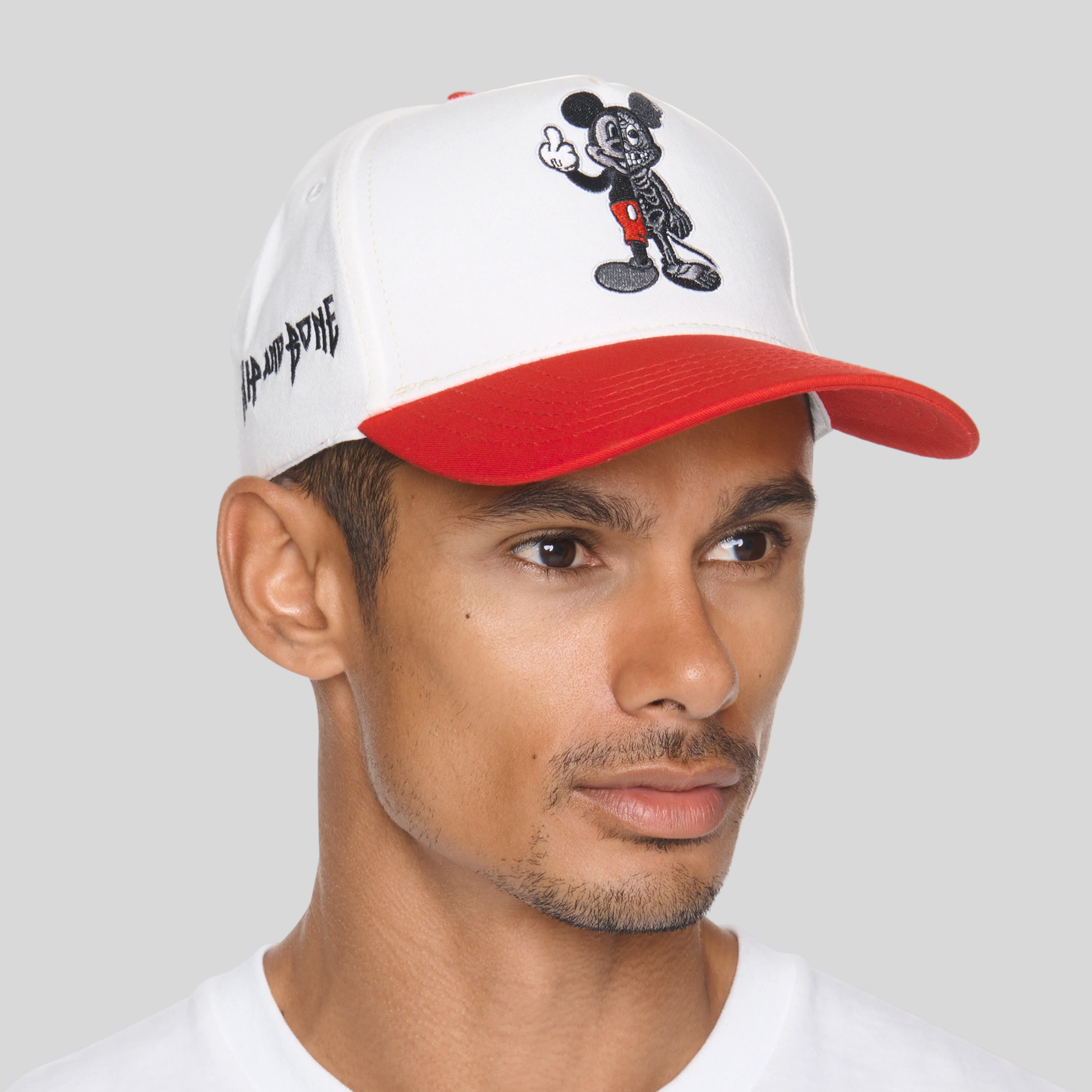 Twisted Mouse Two Tone Baseball Cap - Red