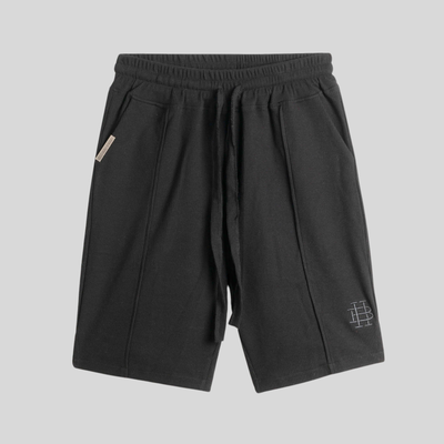 Waffle Heavy Weight Shorts - Black