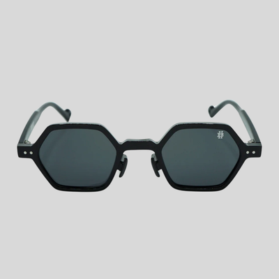 Gotstyle Fashion Hip and Bone Jeffrey Hexagon Frame Shades - Black