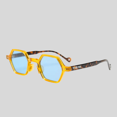 Gotstyle Fashion Hip and Bone Jeffrey Hexagon Frame Shades - Gold