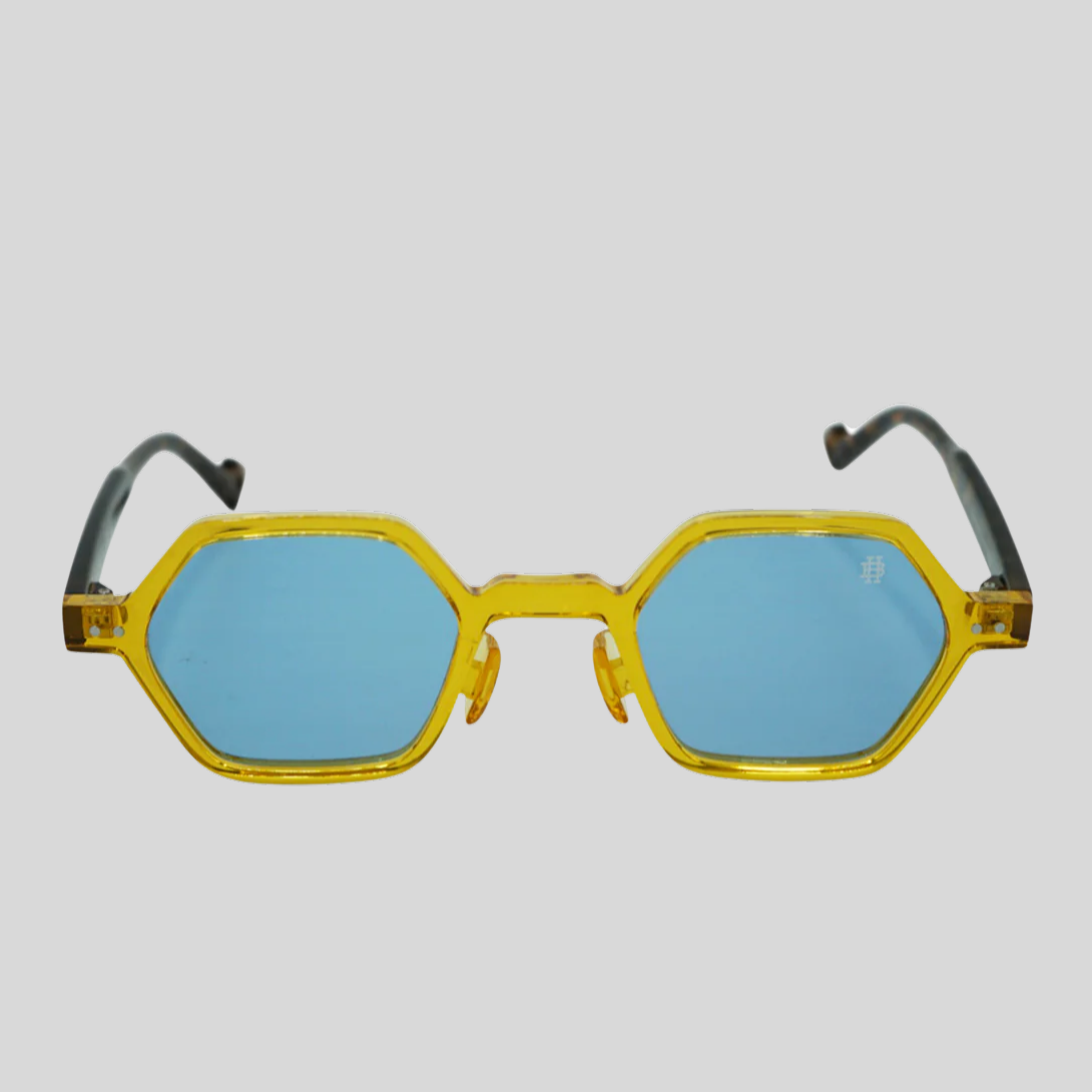 Gotstyle Fashion Hip and Bone Jeffrey Hexagon Frame Shades - Gold