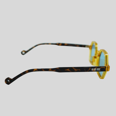 Gotstyle Fashion Hip and Bone Jeffrey Hexagon Frame Shades - Gold