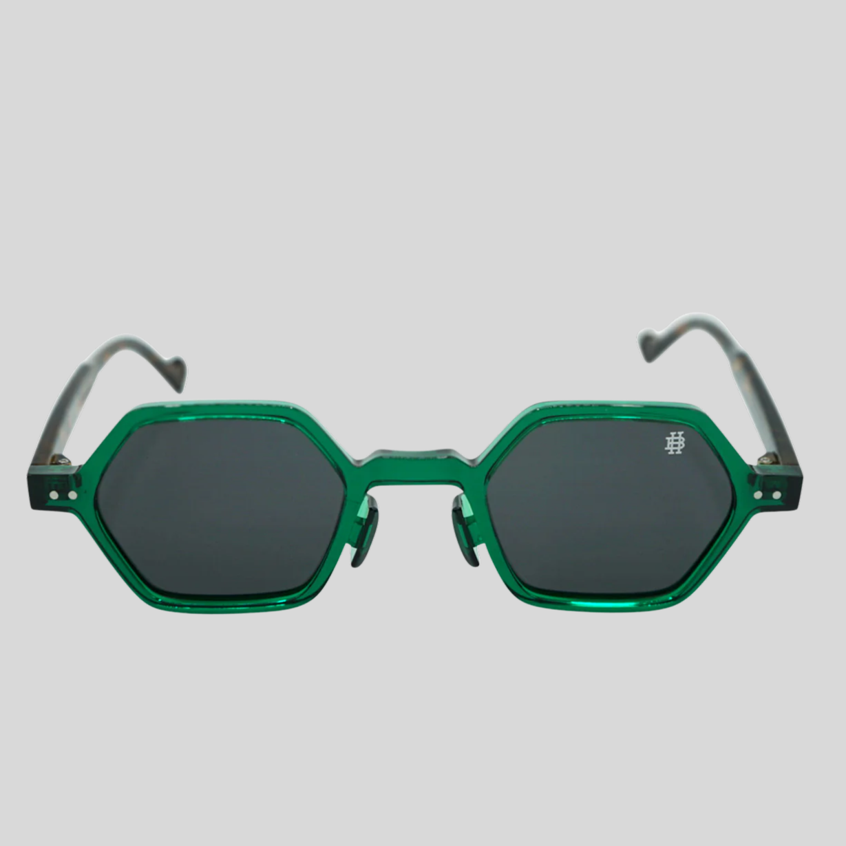 Gotstyle Fashion Hip and Bone Jeffrey Hexagon Frame Shades - Green