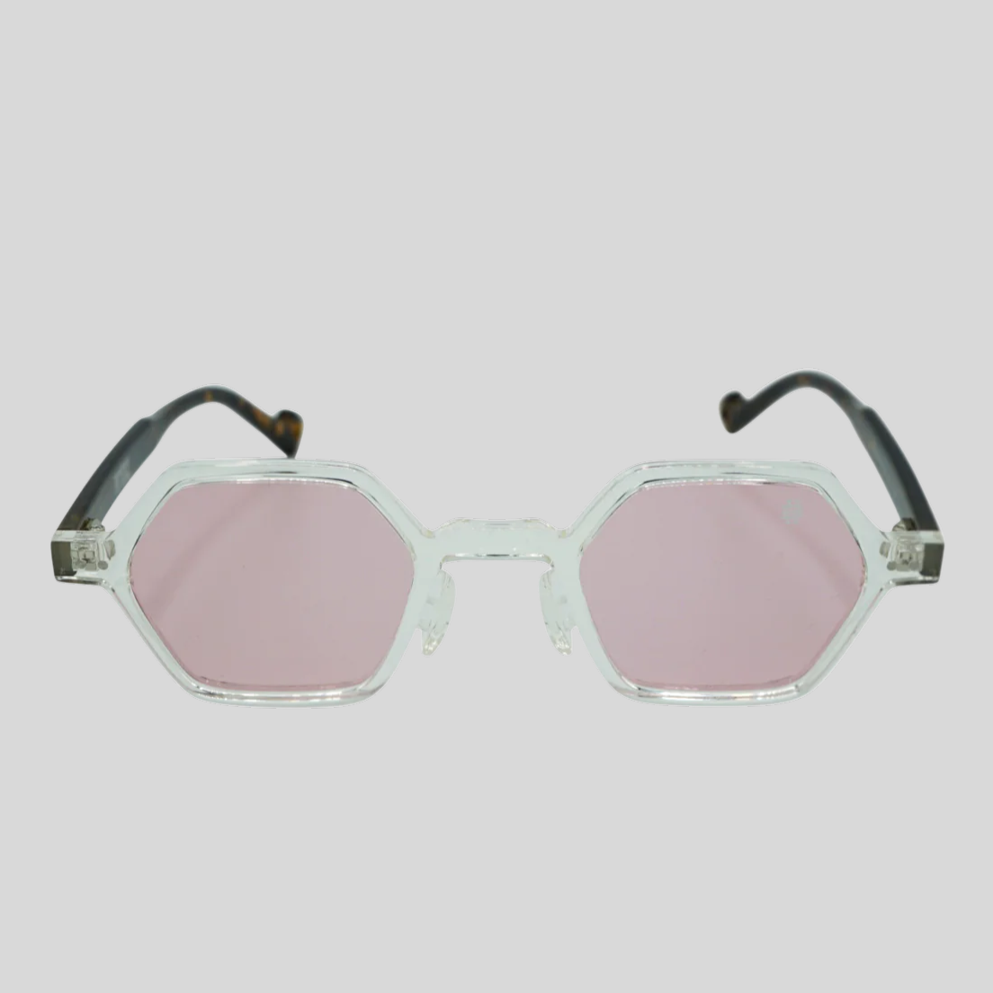 Gotstyle Fashion Hip and Bone Jeffrey Hexagon Frame Shades - Rose