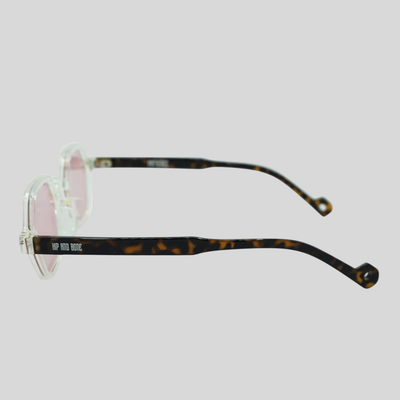 Gotstyle Fashion Hip and Bone Jeffrey Hexagon Frame Shades - Rose